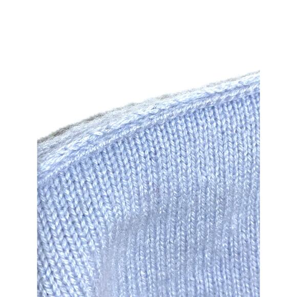 Athleta Sweater Perspective Wool Cashmere Light Blue Crewneck 383723 Womens S - Picture 4 of 8